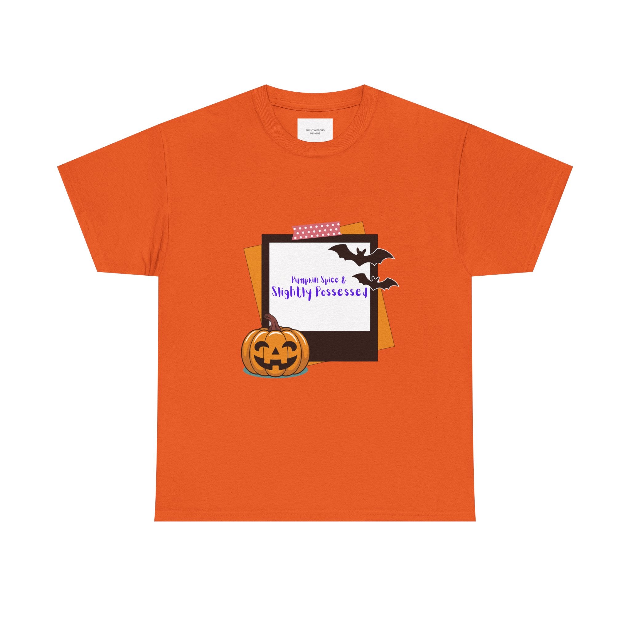 Spooky Halloween Tee, Unisex Cotton Shirt for Halloween Parties, Slightly Possessed Apparel, Perfect for Trick or Treat, Festive Gift