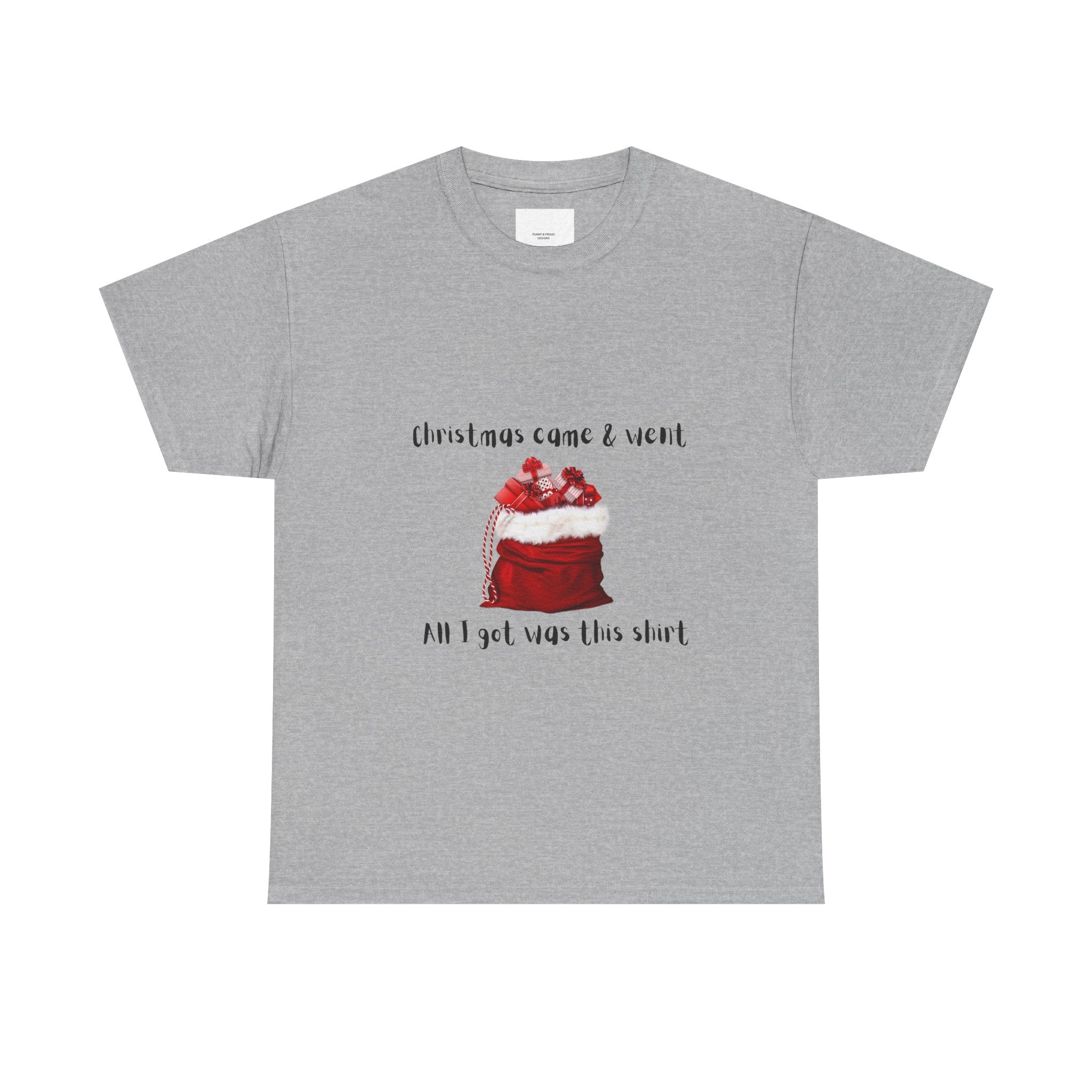 Christmas Humor Unisex Cotton Tee, Funny Santa Shirt, Holiday Gift, Christmas Parties, Seasonal Apparel, Festive Wear
