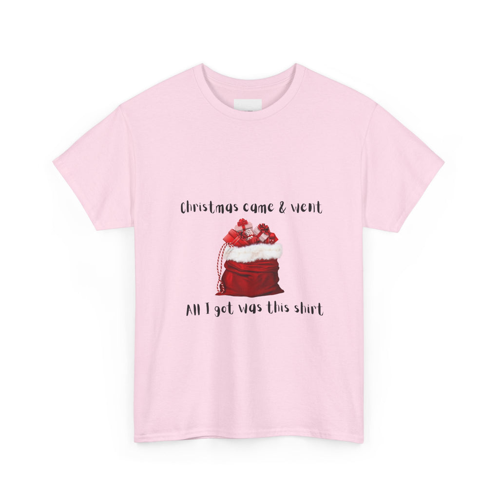 Christmas Humor Unisex Cotton Tee, Funny Santa Shirt, Holiday Gift, Christmas Parties, Seasonal Apparel, Festive Wear