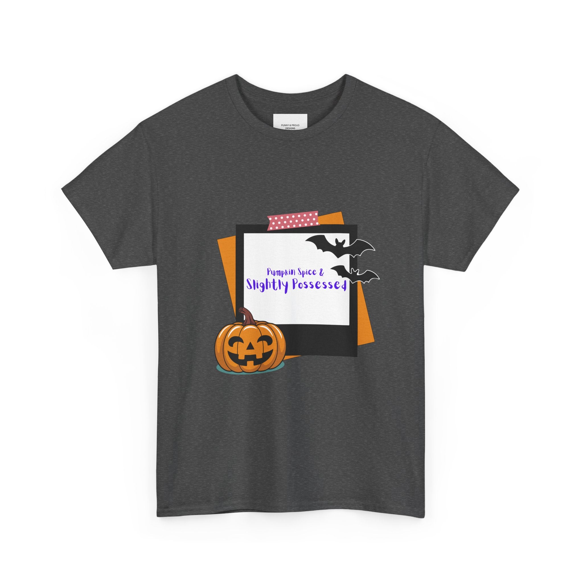Spooky Halloween Tee, Unisex Cotton Shirt for Halloween Parties, Slightly Possessed Apparel, Perfect for Trick or Treat, Festive Gift