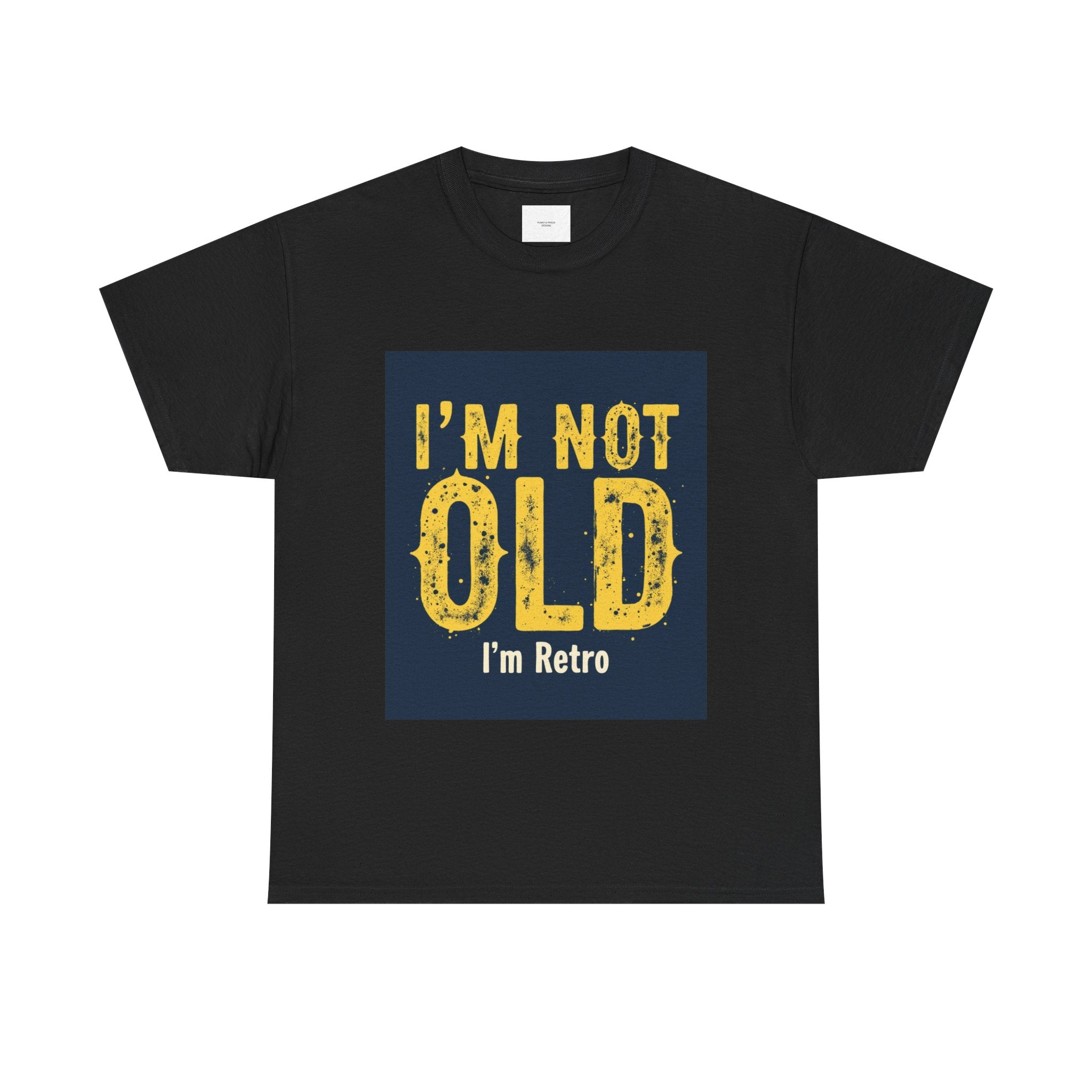 Retro Humor Unisex Heavy Cotton Tee - I'm Not Old, Funny Gift, Casual Wear, Birthday T-Shirt, Nostalgic Apparel