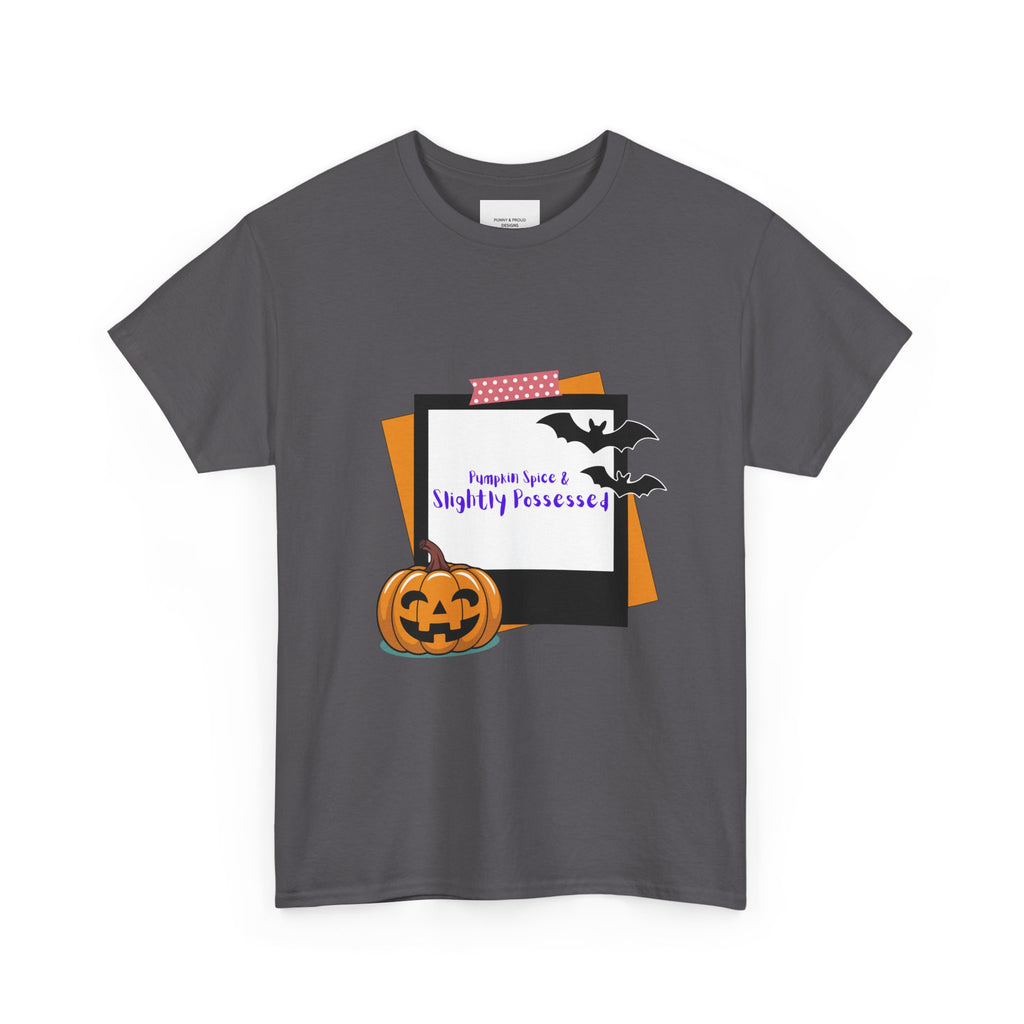 Spooky Halloween Tee, Unisex Cotton Shirt for Halloween Parties, Slightly Possessed Apparel, Perfect for Trick or Treat, Festive Gift