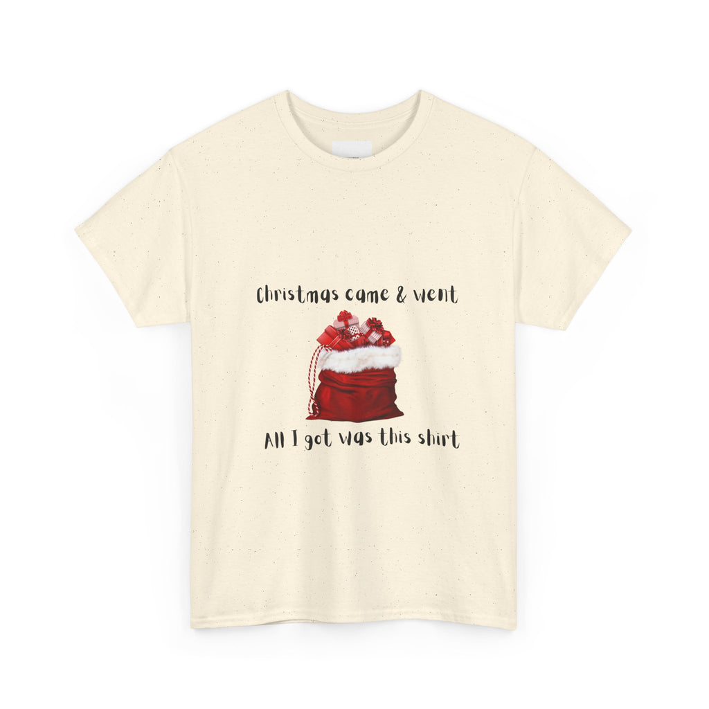 Christmas Humor Unisex Cotton Tee, Funny Santa Shirt, Holiday Gift, Christmas Parties, Seasonal Apparel, Festive Wear