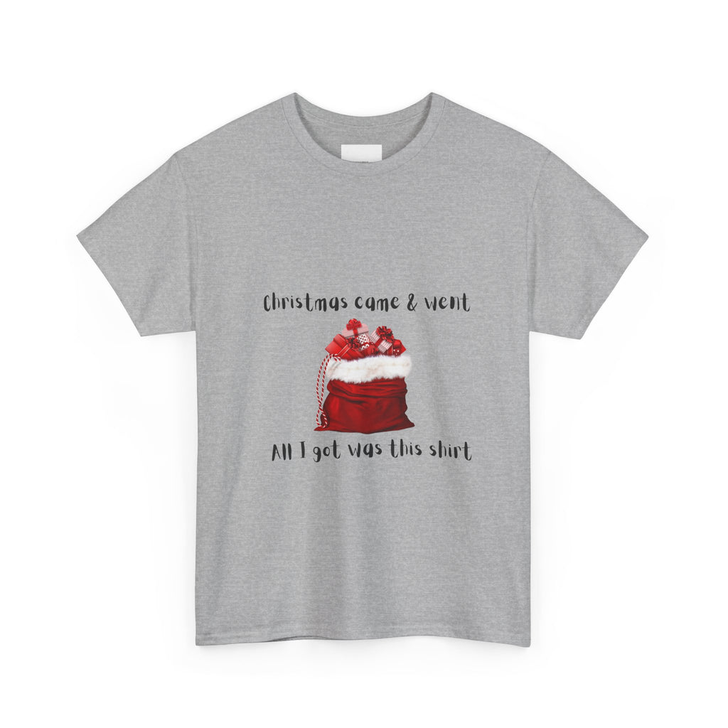 Christmas Humor Unisex Cotton Tee, Funny Santa Shirt, Holiday Gift, Christmas Parties, Seasonal Apparel, Festive Wear