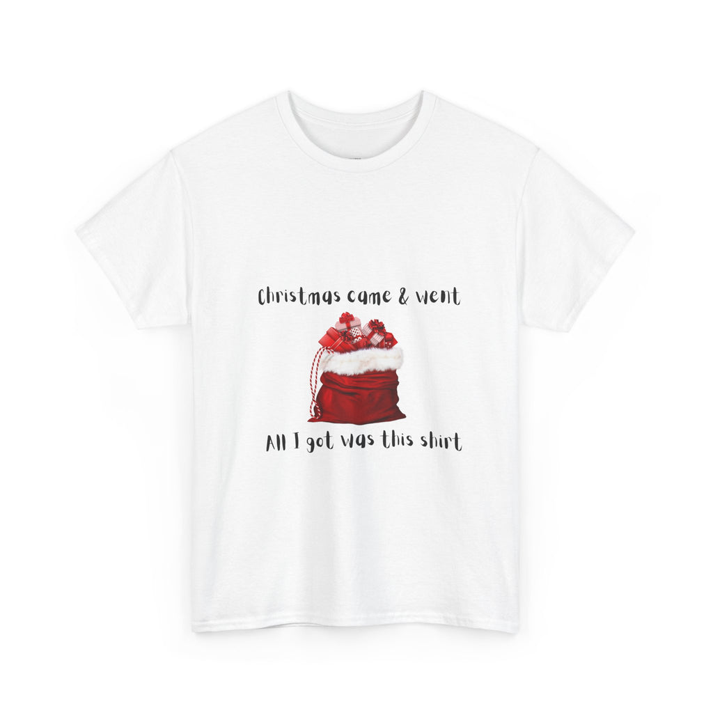 Christmas Humor Unisex Cotton Tee, Funny Santa Shirt, Holiday Gift, Christmas Parties, Seasonal Apparel, Festive Wear