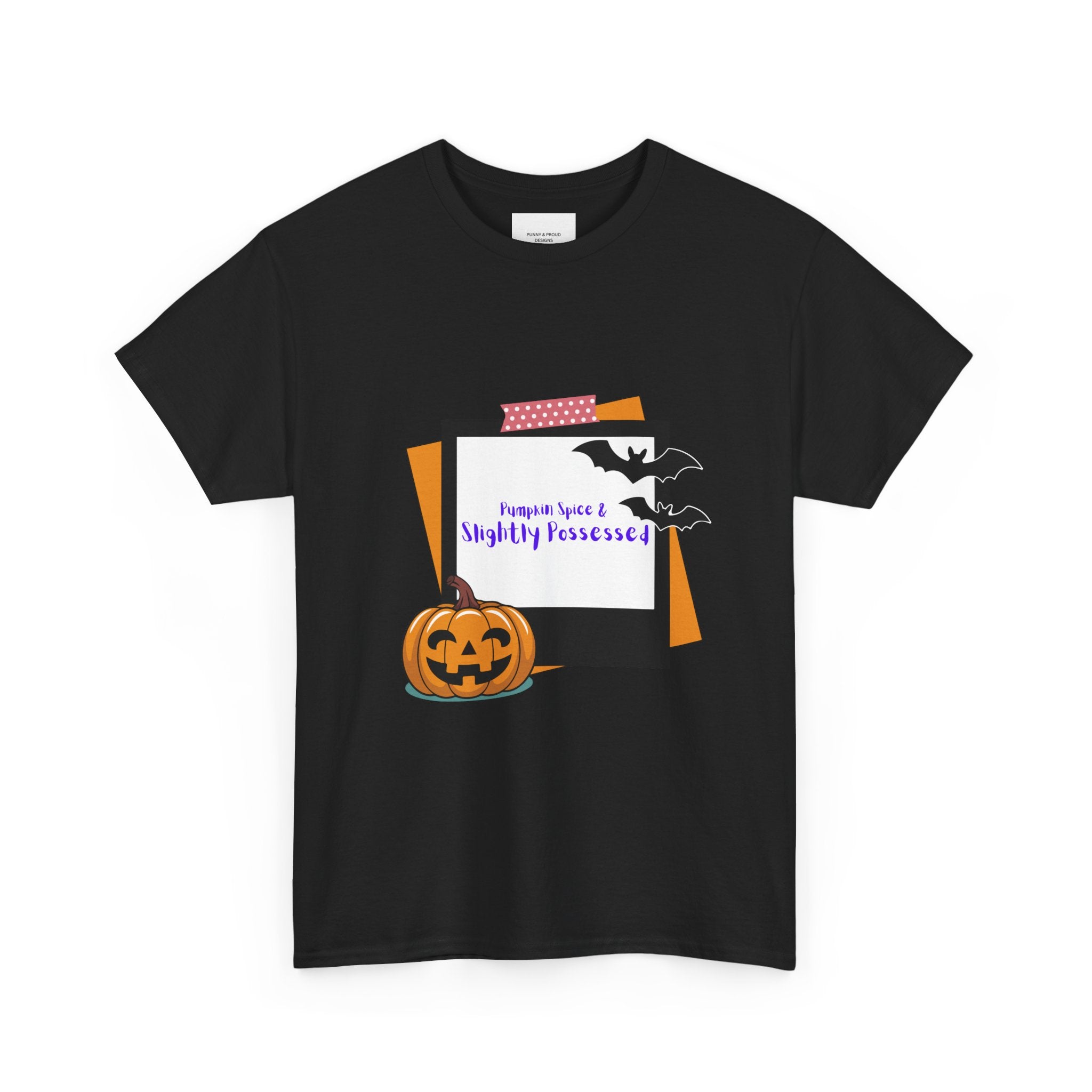 Spooky Halloween Tee, Unisex Cotton Shirt for Halloween Parties, Slightly Possessed Apparel, Perfect for Trick or Treat, Festive Gift