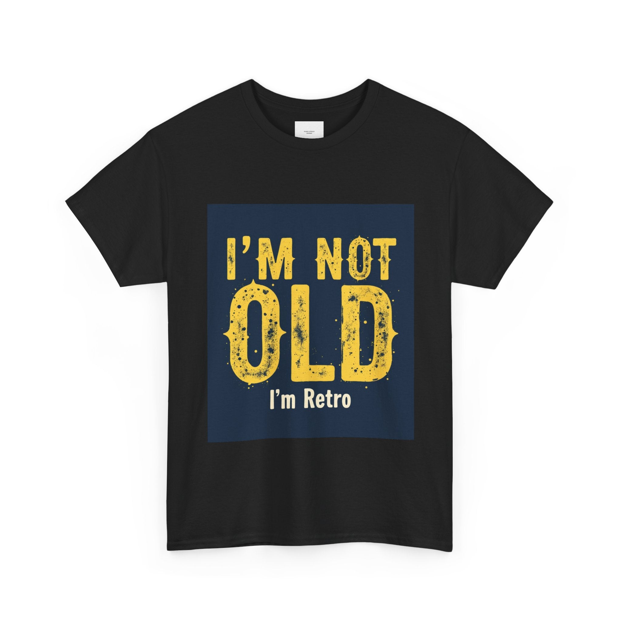 Retro Humor Unisex Heavy Cotton Tee - I'm Not Old, Funny Gift, Casual Wear, Birthday T-Shirt, Nostalgic Apparel