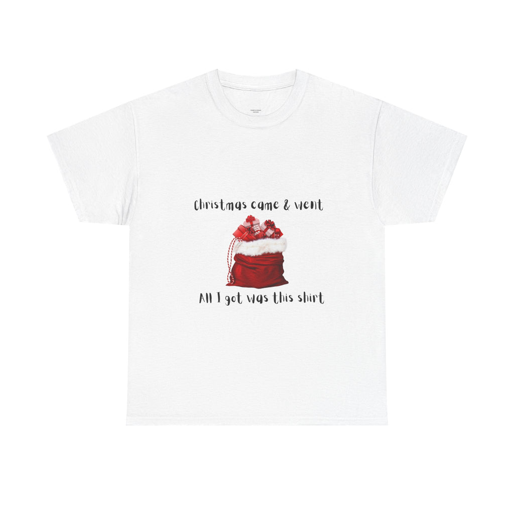 Christmas Humor Unisex Cotton Tee, Funny Santa Shirt, Holiday Gift, Christmas Parties, Seasonal Apparel, Festive Wear