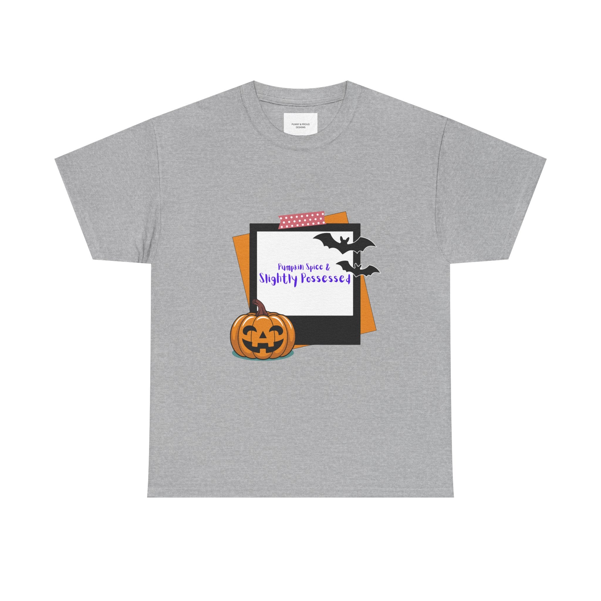 Spooky Halloween Tee, Unisex Cotton Shirt for Halloween Parties, Slightly Possessed Apparel, Perfect for Trick or Treat, Festive Gift