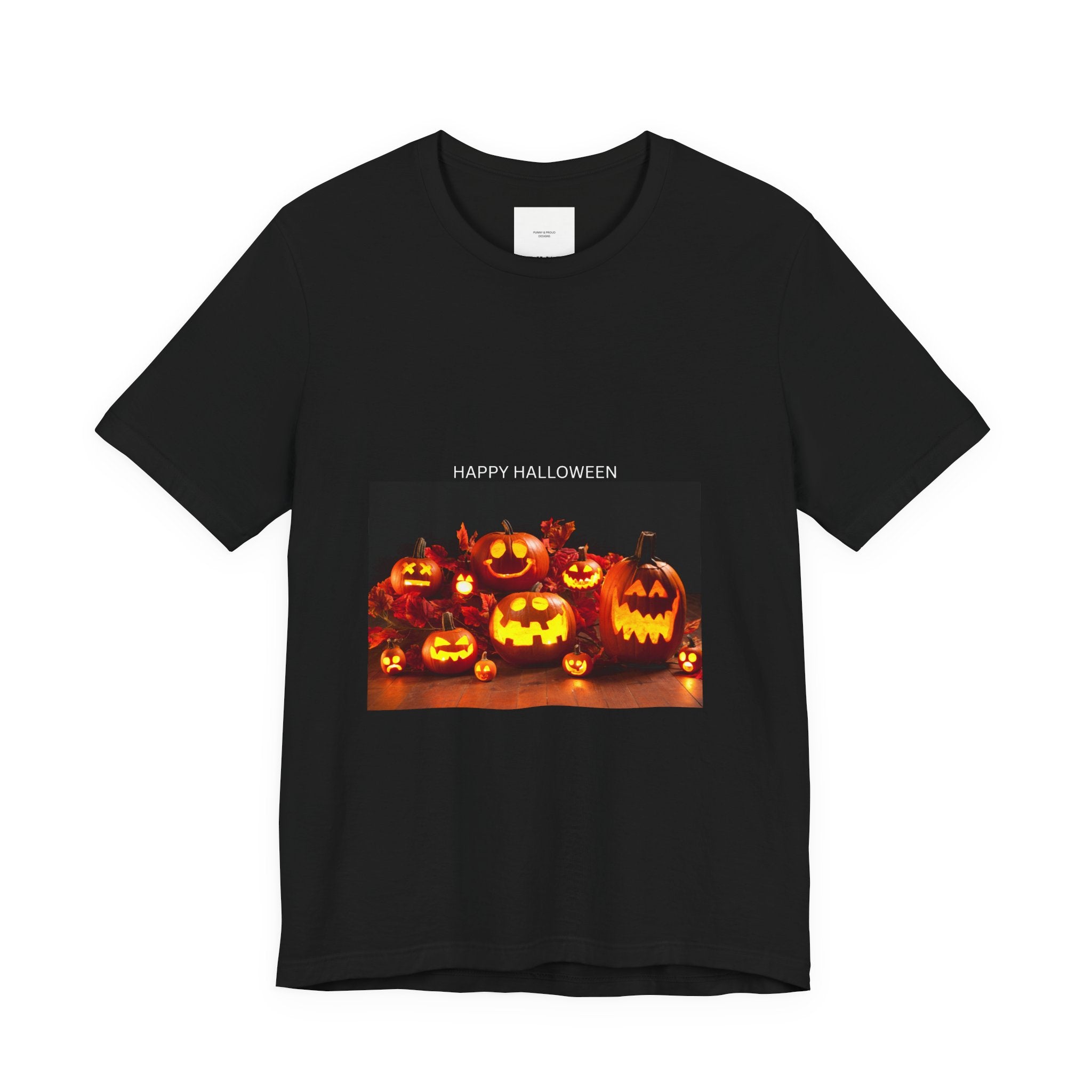 Halloween Pumpkin Short Sleeve Tee - Spooky Fall Shirt, Pumpkin T-Shirt for Halloween, Unisex Fall Fashion, Cute Pumpkin Tee, Trick or [...]