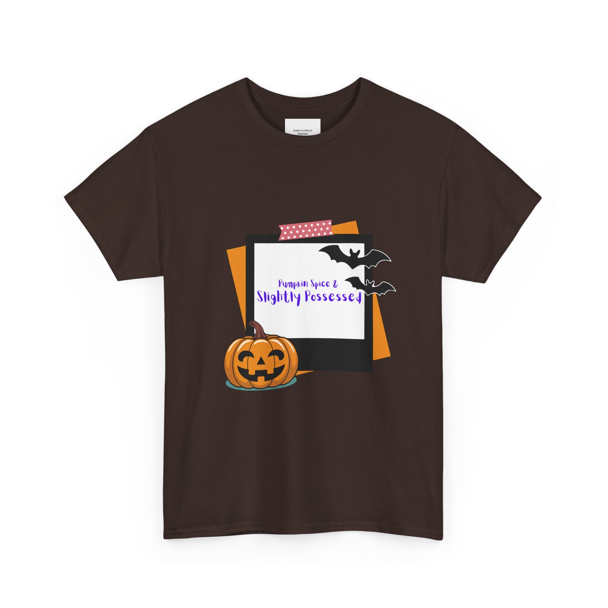 Spooky Halloween Tee, Unisex Cotton Shirt for Halloween Parties, Slightly Possessed Apparel, Perfect for Trick or Treat, Festive Gift