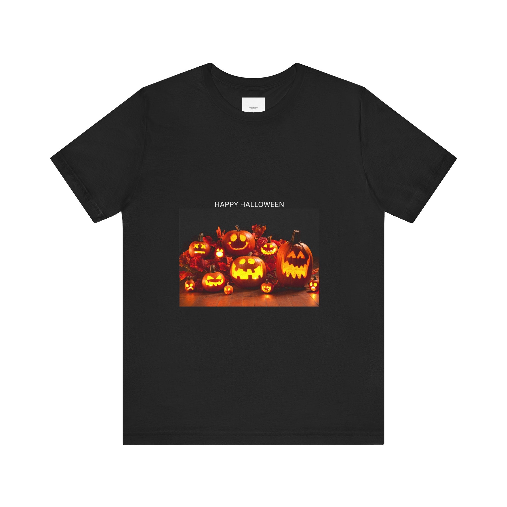 Halloween Pumpkin Short Sleeve Tee - Spooky Fall Shirt, Pumpkin T-Shirt for Halloween, Unisex Fall Fashion, Cute Pumpkin Tee, Trick or [...]